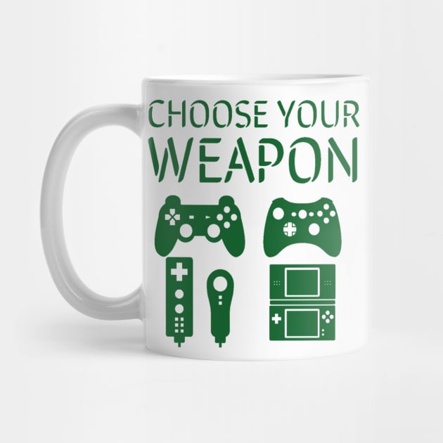 Choose your weapon/gaming meme #1 by GAMINGQUOTES